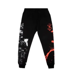 Enraged Guts Wrapped Black Joggers