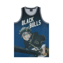 Black Bulls Asta Basketball Jersey