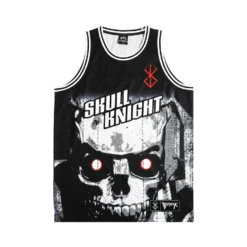 Skull Knight Basketball Black Jersey