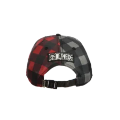 One Piece Logo Plaid Strapback Hat -Atsuko Sale Store BAM2E4CONP 3