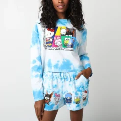 Hello Kitty X My Hero Academia Tie Dye Lounge Set