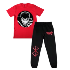 Brand Of Sacrifice Red And Black Lounge Set