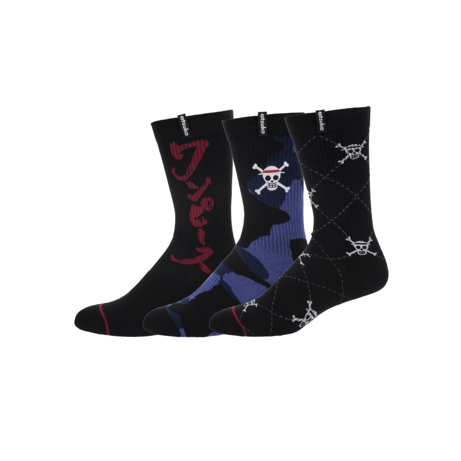 One Piece Straw Hat Crew Sock Box Set 3 One Piece Straw Hat Crew Sock Box Set