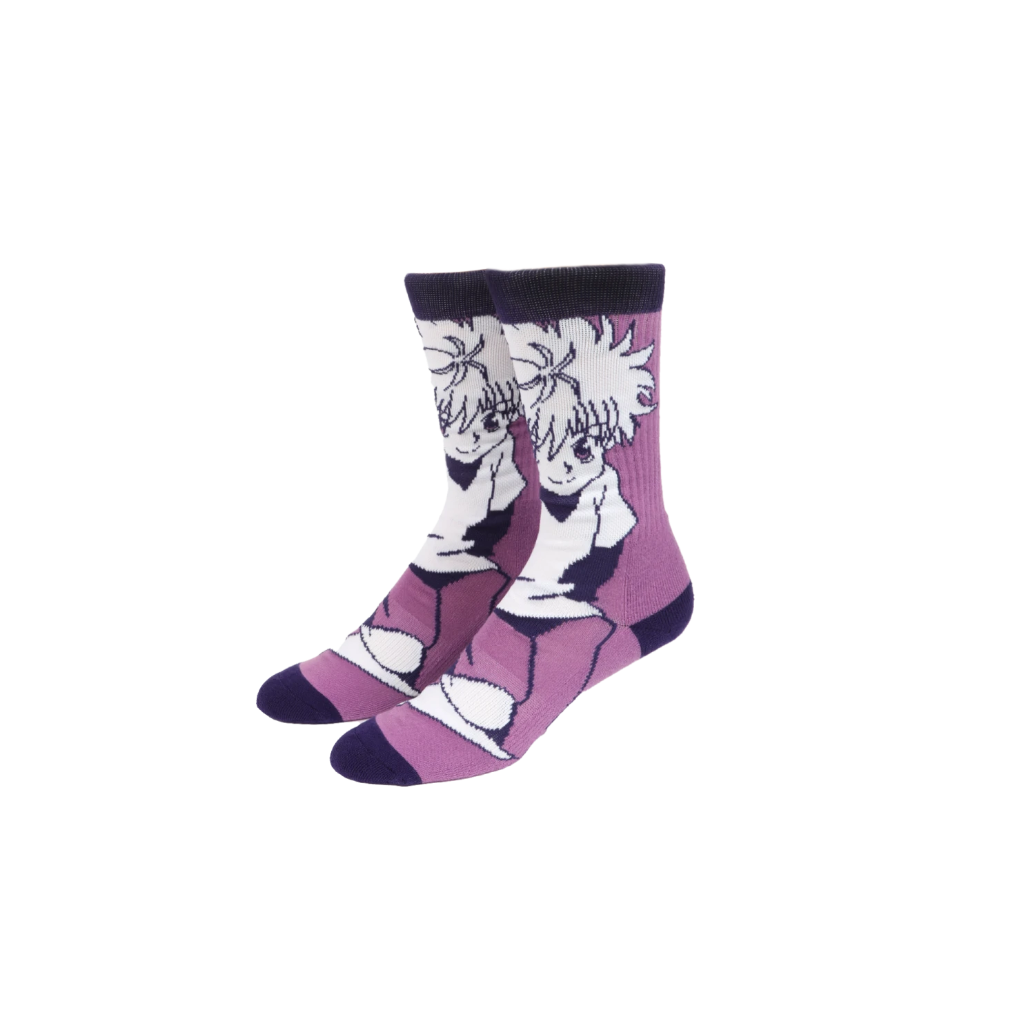 Killua Zoldyck Character Crew Socks 3 Killua Zoldyck Character Crew Socks
