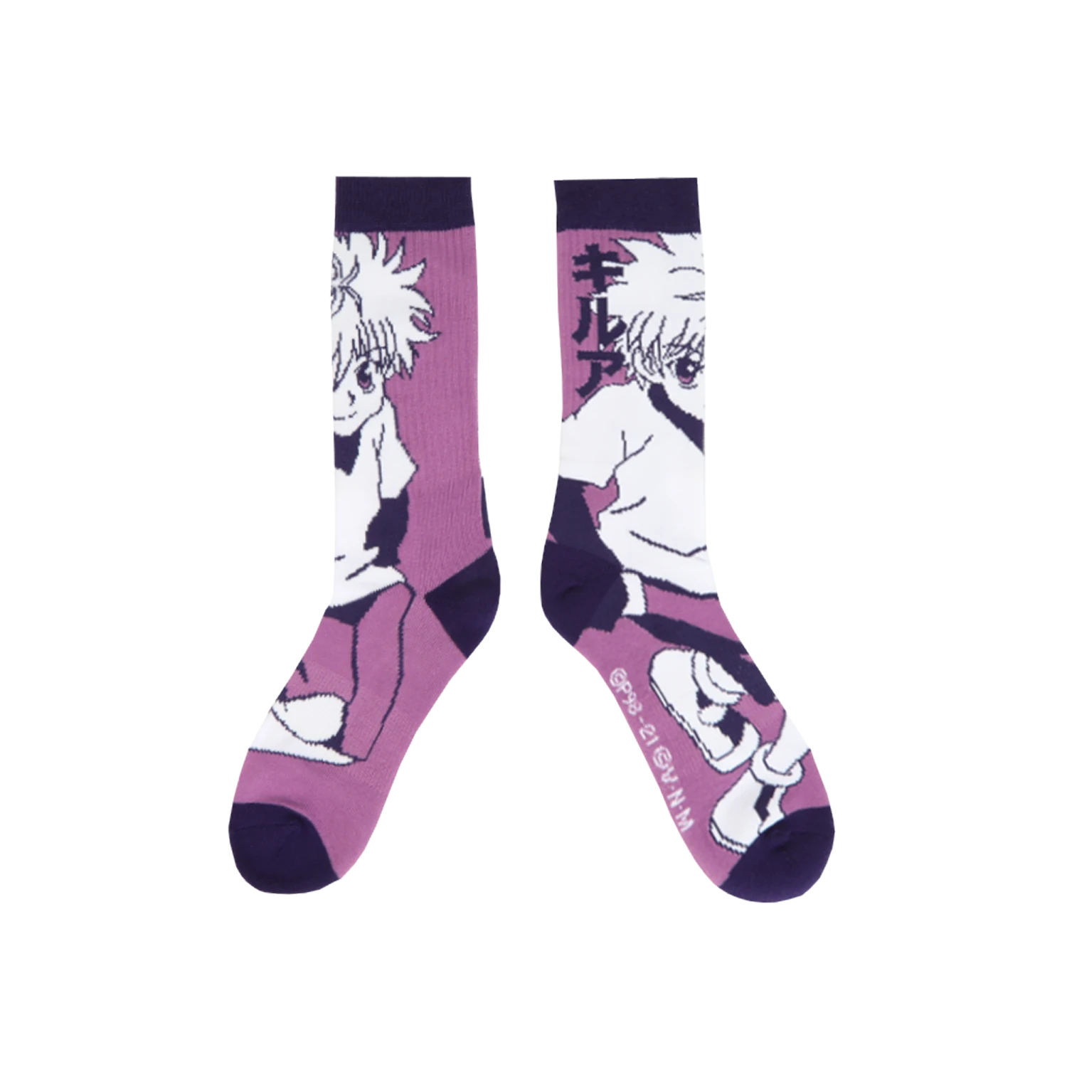 Killua Zoldyck Character Crew Socks 5 Killua Zoldyck Character Crew Socks - Image 3