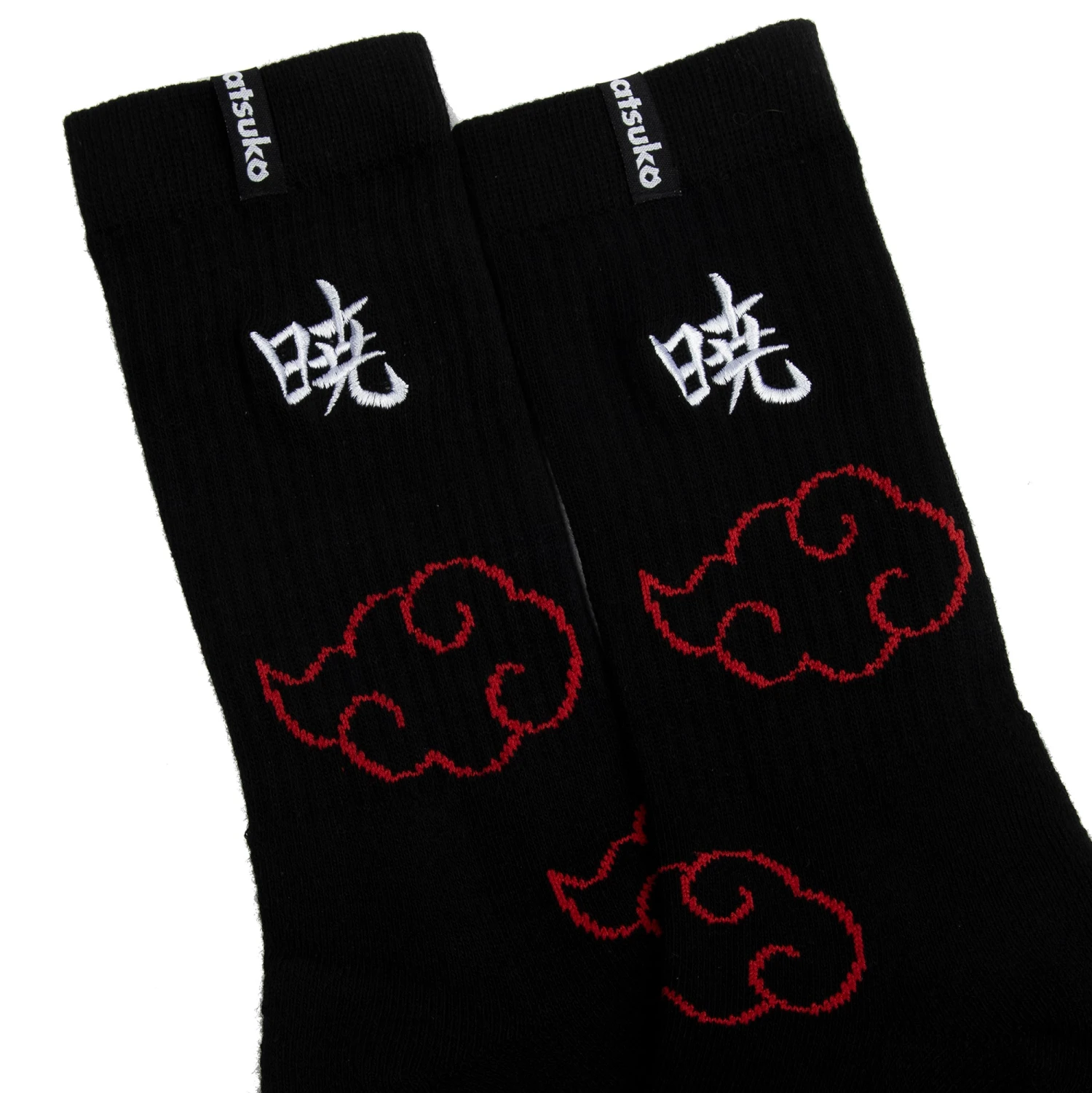 NARUTO Akatsuki Athletic Crew Socks 4 NARUTO Akatsuki Athletic Crew Socks - Image 2