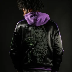 Eva Unit-01 Satin Jacket -Atsuko Sale Store Eva square2 scaled