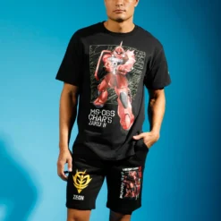 Char's Zaku II Black Tee -Atsuko Sale Store Gundam square3