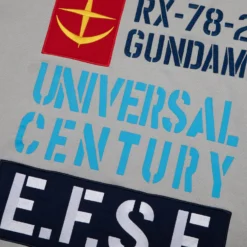 Gundam E.F.S.F. Grey Hoodie -Atsuko Sale Store HD8SLVCRU 3