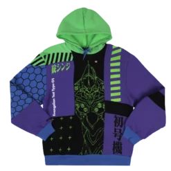 Eva Unit-01 Panel Hoodie