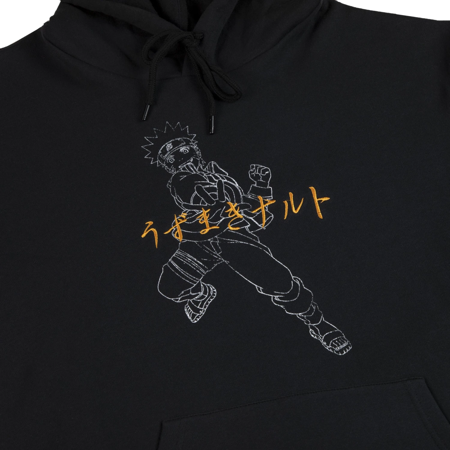 Panel Black Naruto Hoodie 4 Panel Black Naruto Hoodie - Image 2