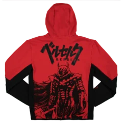 Berserker Armor Contrast Zip Hoodie -Atsuko Sale Store HDA2GUGCRU 2
