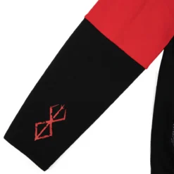 Berserker Armor Contrast Zip Hoodie -Atsuko Sale Store HDA2GUGCRU 5