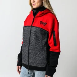 Berserker Armor Contrast Zip Hoodie -Atsuko Sale Store HDA2GUGCRU ecomm 2