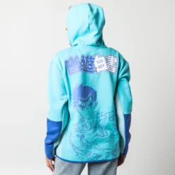 Yusuke Urameshi Contrast Zip Hoodie -Atsuko Sale Store HDA2GULYYH ecomm 6