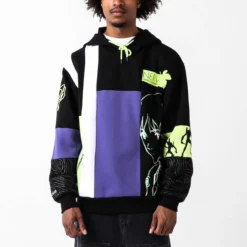 Shinji And Eva Unit-01 Patchwork Hoodie -Atsuko Sale Store HDA2JT0NGE ecomm