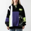 Shinji And Eva Unit-01 Patchwork Hoodie -Atsuko Sale Store HDA2JT0NGE ecomm 5