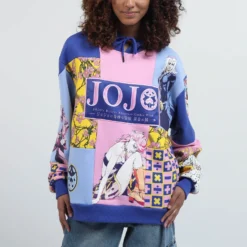 Golden Wind Character Panel Hoodie -Atsuko Sale Store HDA51P1JOJ ecomm TARYNSMALL 2