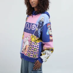 Golden Wind Character Panel Hoodie -Atsuko Sale Store HDA51P1JOJ ecomm TARYNSMALL 3