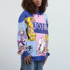 Golden Wind Character Panel Hoodie -Atsuko Sale Store HDA51P1JOJ ecomm TARYNSMALL 4