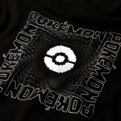 POKEMON Starter Pokémon Black & Grey Panel Hoodie -Atsuko Sale Store HDA56KFPOK 09