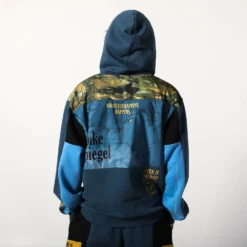 Spike Spiegel Patchwork Panel Hoodie -Atsuko Sale Store HDA57B5CBP ecomm13