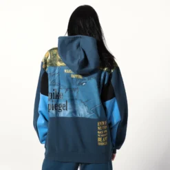 Spike Spiegel Patchwork Panel Hoodie -Atsuko Sale Store HDA57B5CBP ecomm17