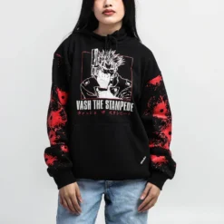 Trigun Black Hoodie -Atsuko Sale Store HDA62U9TRI ecomm LUNASMALL