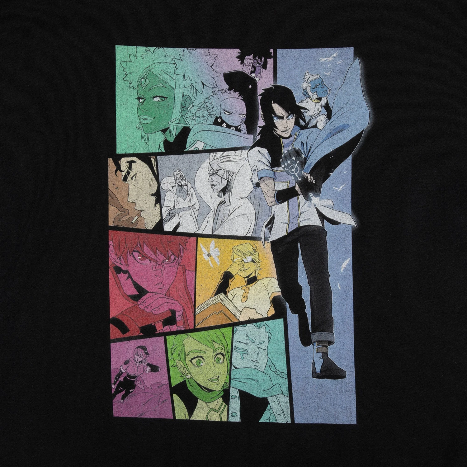 Logo And Group Pose Black Hoodie 5 Logo And Group Pose Black Hoodie - Image 3