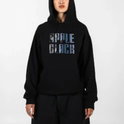 Logo And Group Pose Black Hoodie