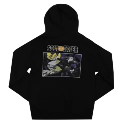 Maka And Soul Black Hoodie -Atsuko Sale Store HDM19R7SER 2back