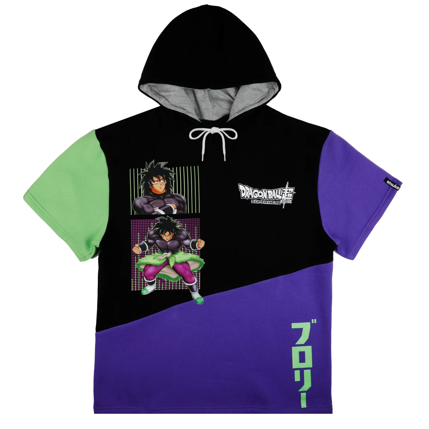 Broly Split Short Sleeve Hoodie 3 Broly Split Short Sleeve Hoodie
