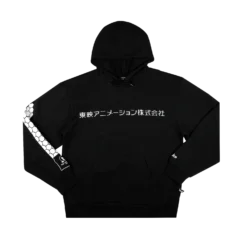 Toei Annimation Reflective Black Hoodie