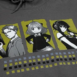 The Forgers Grey Hoodie 10 The Forgers Grey Hoodie -Atsuko Sale Store HDM2L6YCRU front detail