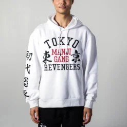 Mikey Black And White Hoodie