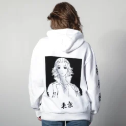 Mikey Black And White Hoodie -Atsuko Sale Store HDM54CRCRU ecomm 4