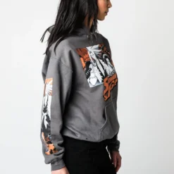 Yoh And Amidamaru Charcoal Hoodie -Atsuko Sale Store HDM5BNMSHA ecomm 3