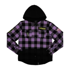 Edgerunners Flannel Hoodie -Atsuko Sale Store HDM5NP0CPR 001