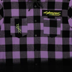 Edgerunners Flannel Hoodie -Atsuko Sale Store HDM5NP0CPR 002