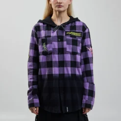 Edgerunners Flannel Hoodie -Atsuko Sale Store HDM5NP0CPR RachelSmall001