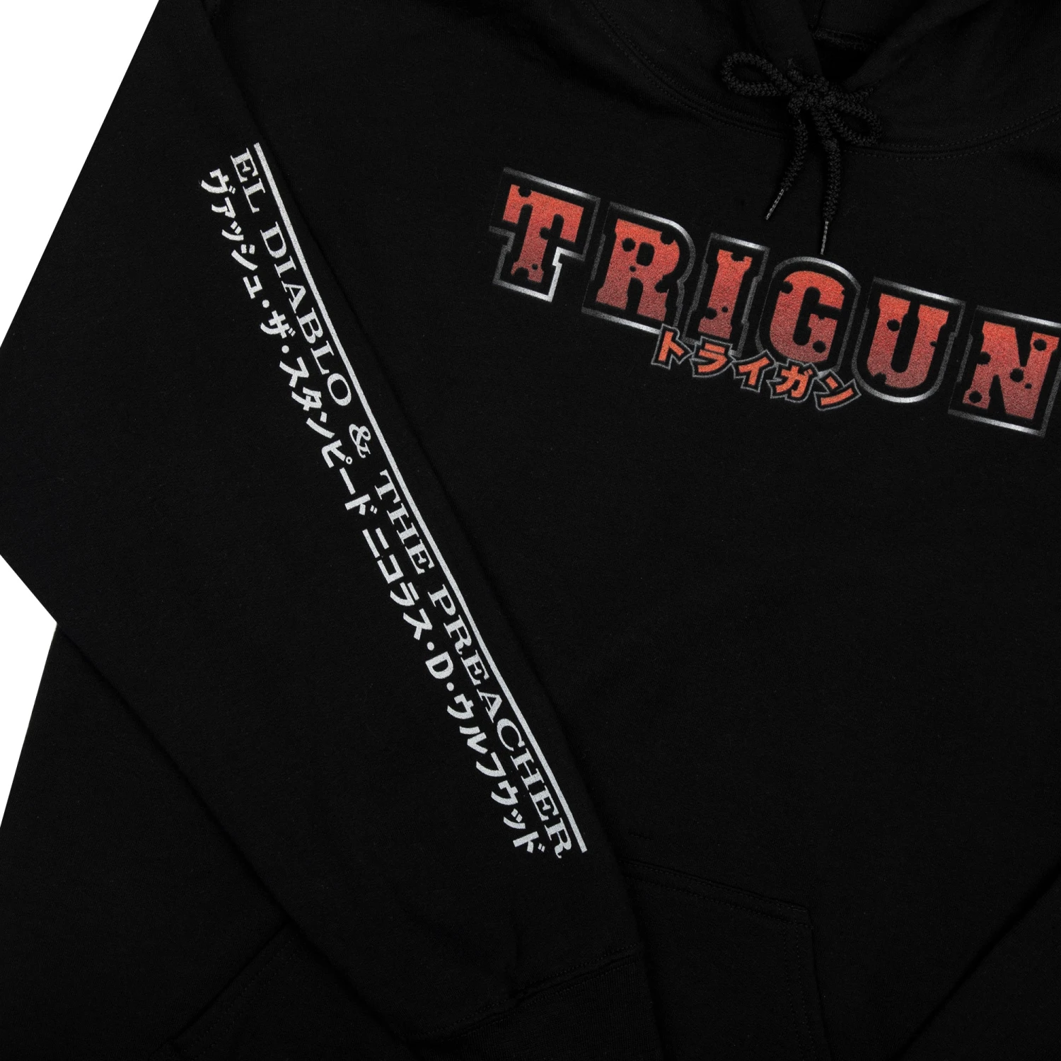 Vash And Wolfwood Black Hoodie 6 Vash And Wolfwood Black Hoodie - Image 4