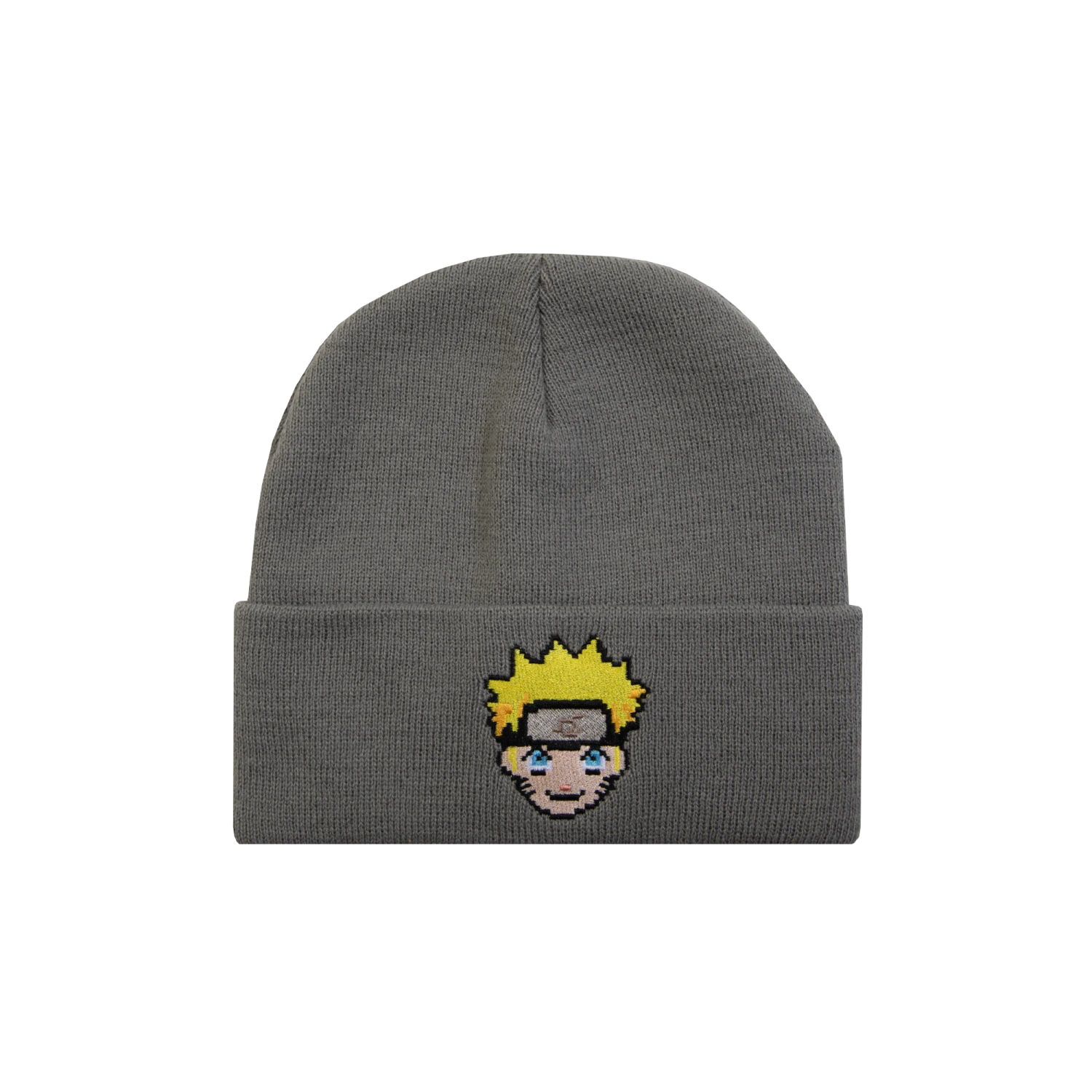 Naruto Face Grey Beanie 3 Naruto Face Grey Beanie