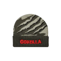 Godzilla Wild Pattern Embroidered Logo Beanie