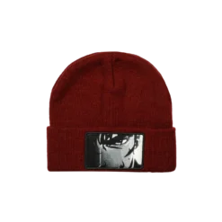 Guts Face Red Beanie
