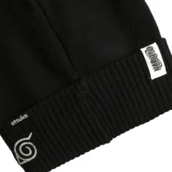 Sasuke Vs Naruto Black Lenticular Beanie -Atsuko Sale Store KCA29R8NAR 4