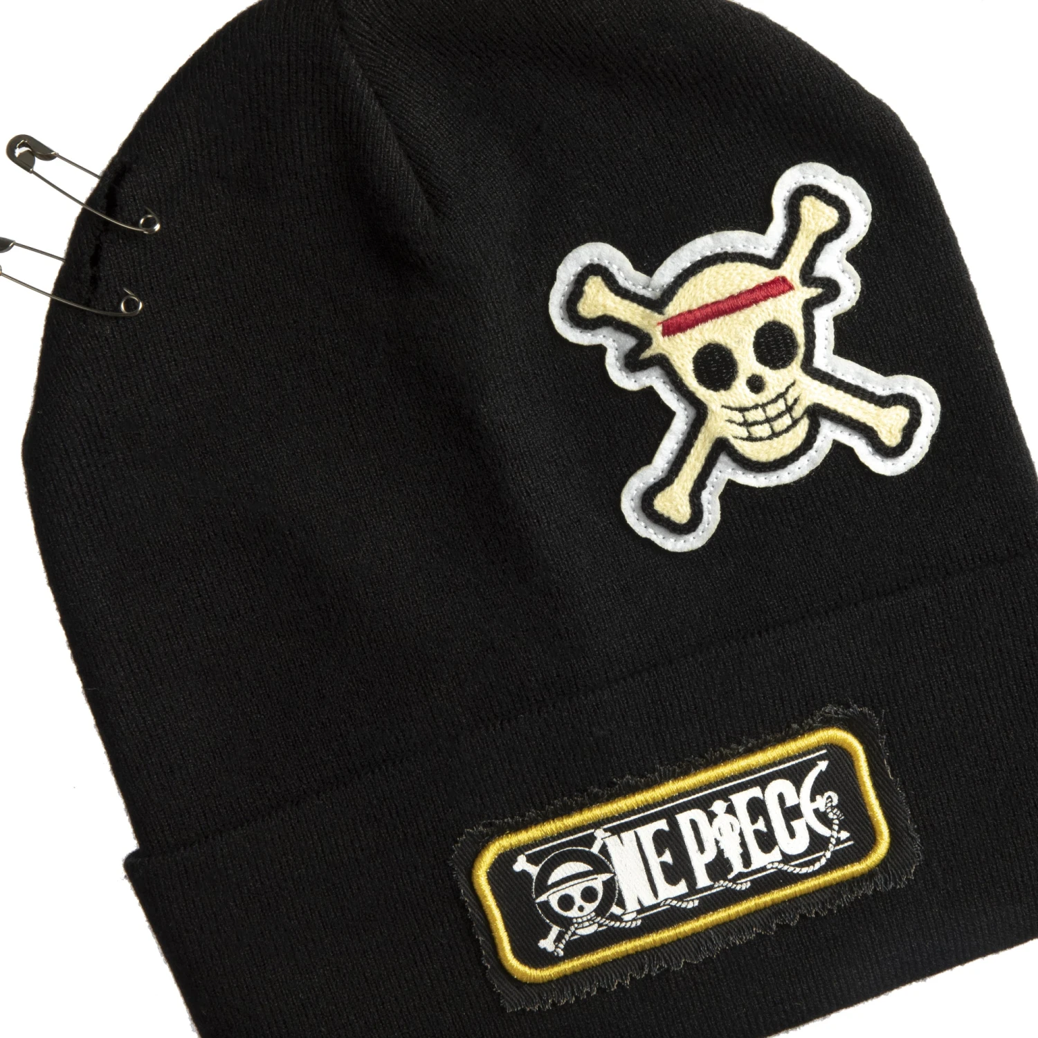 One Piece Logo Distressed Cuffed Beanie 4 One Piece Logo Distressed Cuffed Beanie - Image 2