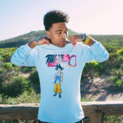 Goku Forms Chambray Long Sleeve -Atsuko Sale Store L1000418