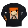 My Hero Academia Katsuki Bakugo “Blast Rush Turbo” Black Long Sleeve