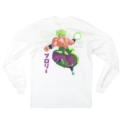 Broly White Longsleeve Tee