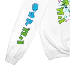 Retro Gon And Killua Party White Crew Neck -Atsuko Sale Store LS8RJOHXH 003